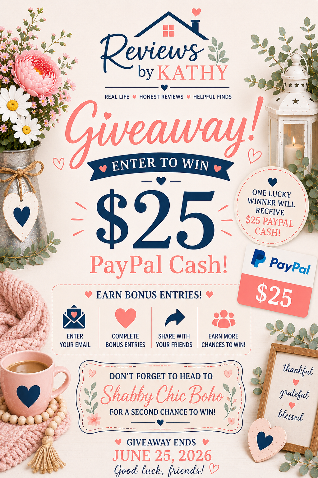 A Little Fun and a Chance to Win $25 PayPal Cash