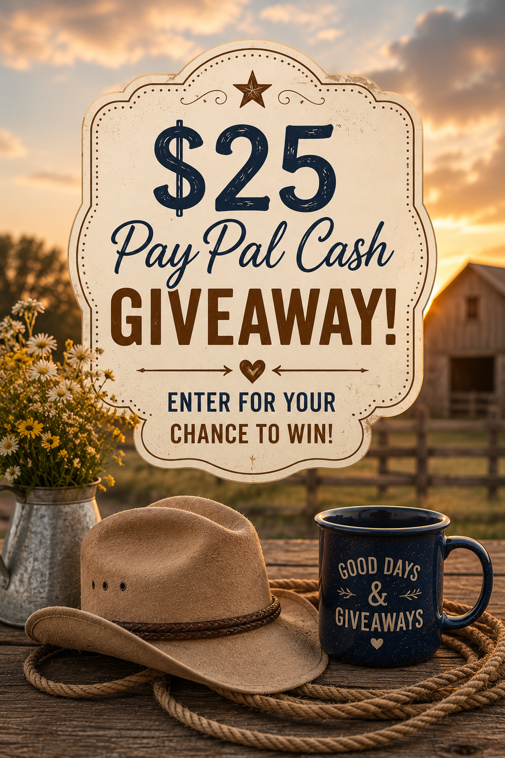 NEW Win $25 PayPal Cash Giveaway